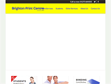 Tablet Screenshot of brightonprintcentre.co.uk
